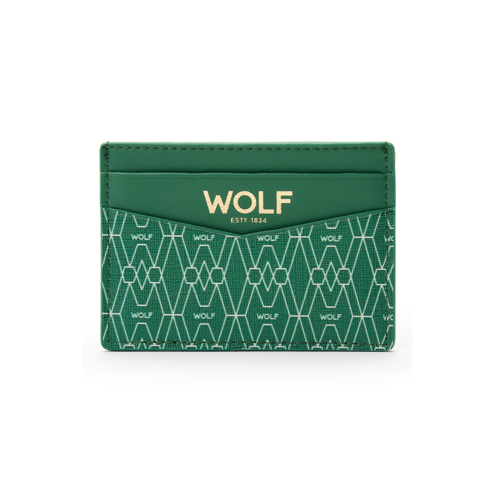 WOLF Signature Green 5-Card Holder | Maison Birks
